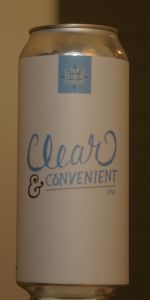 Clear & Convenient IPA