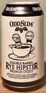 Double Barrel Rye Hipster Brunch Stout