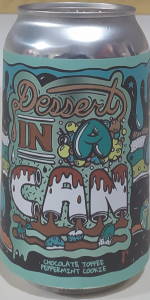 Dessert in a Can - Chocolate Toffee Peppermint Cookie