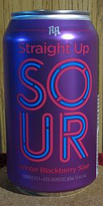 Straight Up Winter Blackberry Sour