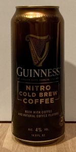 Guinness Nitro Cold Brew Coffee | Guinness Ltd. | BeerAdvocate