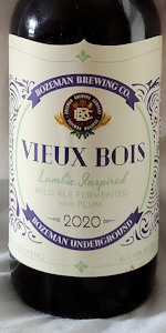 Vieux Bois Lambic Inspired Wild Ale w/ Plum