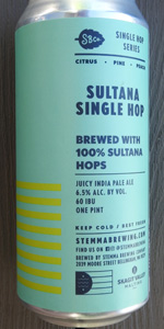 Sultana Single Hop IPA