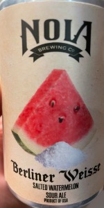Salted Watermelon Berliner Weisse