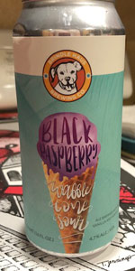 Black Raspberry Waffle Cone