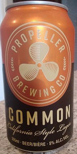 Common California Style Lager