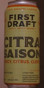 First Draft: Citra Saison