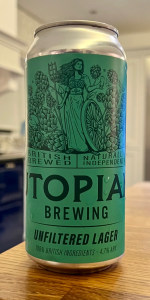 Unfiltered British Lager