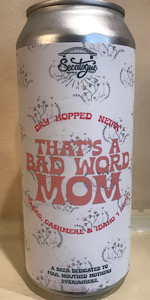 That's A Bad Word Mom