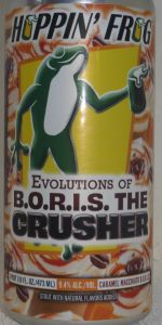 Evolutions of B.O.R.I.S. the Crusher - Caramel Macchiato Stout