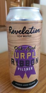 Oak- Aged Purple Ribbon Pilsner