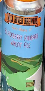 Blackberry Rhubarb Wheat Ale