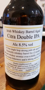 Citra Double IPA - Irish Whiskey Barrel Aged