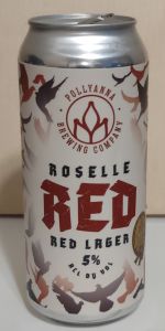 Roselle Red Lager