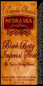 Black Betty Imperial Stout - Whiskey Barrel-Aged