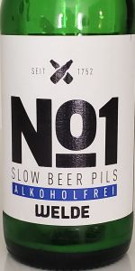 No 1 Slow Beer Pils Alcoholfrei