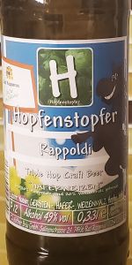 Hopfenstopfer Rappoldi Triple Hop Craft Beer