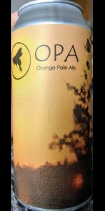 Orange Pale Ale (OPA)