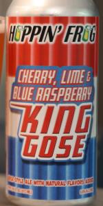 Cherry, Lime And Blue Raspberry King Gose