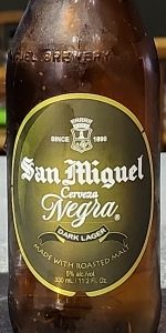 A.I. review of SAN MIGUEL CERVEZA NEGRA 
