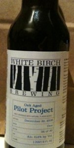 Oak Aged Pilot Project