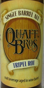 Quaff Bros Tripel Rot