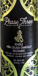 Double PiÃ±a Colada Chantilly