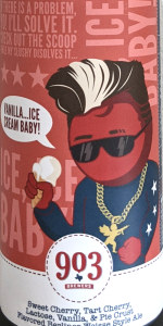 Vanilla Ice Cream Cherry Pie Slushy