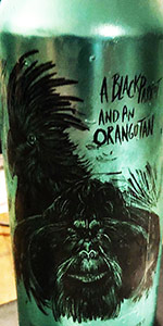 A Black Parrot And An Orangutan