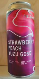 Strawberry Peach Yuzu Gose