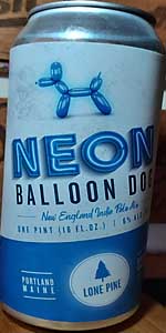 Neon Balloon Dog