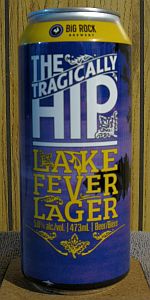 The Tragically Hip Lake Fever Lager
