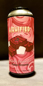 Liquified Raspberry Marshmallow Fudge Brownie