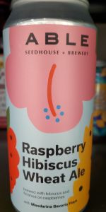 Raspberry Hibiscus Wheat Ale