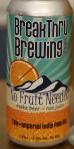 No Fruit Needed
