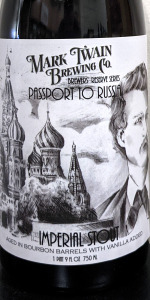 Passport To Russia - Bourbon Barrel-Aged With Vanilla