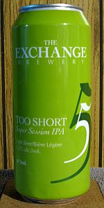 5Â¹: Too Short Super Session IPA