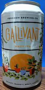 Gallivant Hazy IPA Wandering Hop Series Batch 8