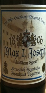 Tegernseer 1806 Max I. Joseph JubilÃ¤ums Export