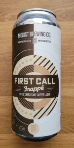 First Call FrappÃ©: Turtle Cheesecake Coffee Lager
