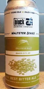 Maltster Series: Best Bitter Ale