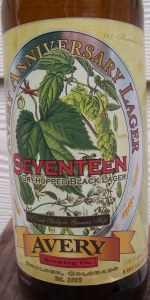 Avery Anniversary Ale - Seventeen (Dry Hopped Black Lager)