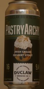 The PastryArchy Edition #22: Irish Cream Dessert Stout