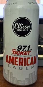 97.1 the Ticket American Lager