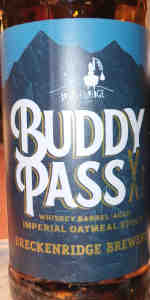 Whiskey Barrel-Aged Buddy Pass