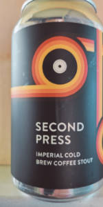 Second Press Imperial Cold Brewed Coffee Stout