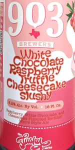 White Chocolate Raspberry Truffle Cheesecake Slushy