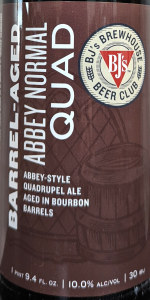 Barrel-Aged Abbey Normal Quad