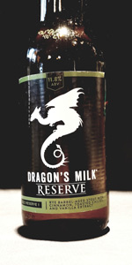 Dragon's Milk Reserve - Rye Barrel-Aged w/Cinnamon, Toasted Chillies, and Vanilla (2022 Reserve 1)