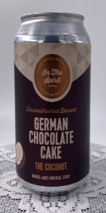 German Chocolate Cake: The Coconut